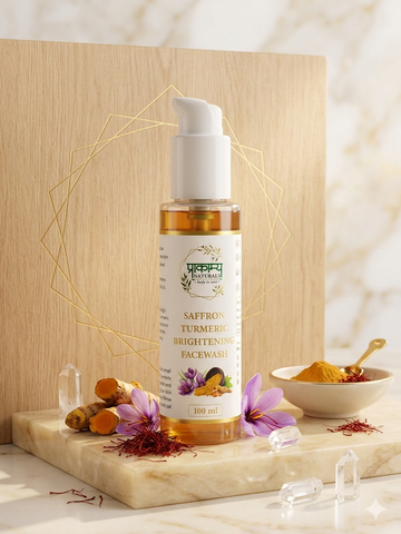Saffron‑Turmeric Nourishing and Brightening Face Wash – 100ml