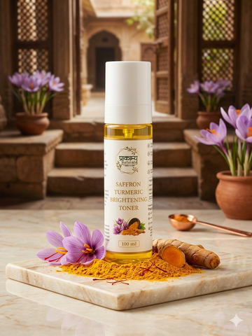 Saffron-Turmeric Brightening Toner – 100ml